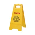 Panneau angulaire signalisation jaune